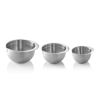Set de 3 bols mélangeurs inox 18/8