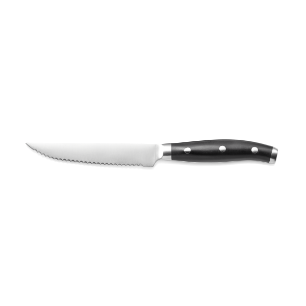 Couteau à steak acier 13/0 - Manche ABS riveté - L. 23,5 cm (lot de 6)