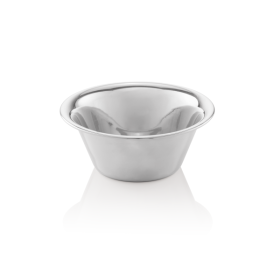 Bassine conique acier chrome-nickel Ø 14 cm – Contenance 0,4 L