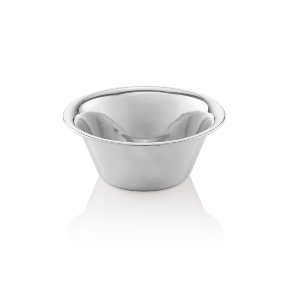 Bassine conique acier chrome-nickel Ø 14 cm – Contenance 0,4 L