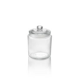 Bocal de stockage en verre avec fermeture hermétique - 1 L