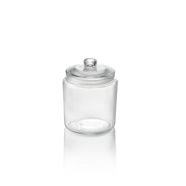 Bocal de stockage en verre avec fermeture hermétique - 1 L