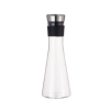 Carafe élancée en borosilicate et couvercle inox - 1 L