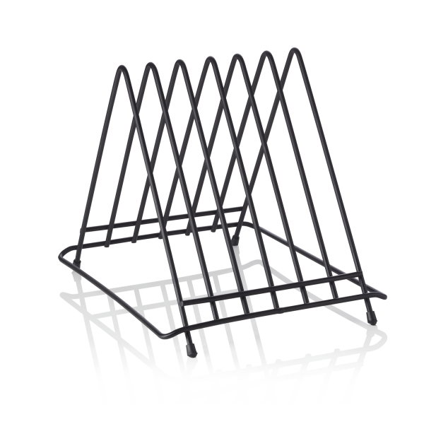 Support noir pour planches à découper noir - 6 planches jusqu'à 2,8 cm d'épaisseur