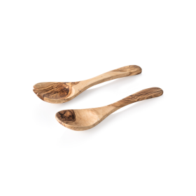 Set de couverts à salade en olivier - 27 cm