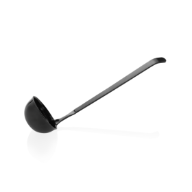 Louche de service inox chromé - 28,5 cm - PVD noir