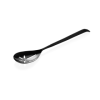 Couvert à salade ajouré inox chromé - 32 cm - PVD noir