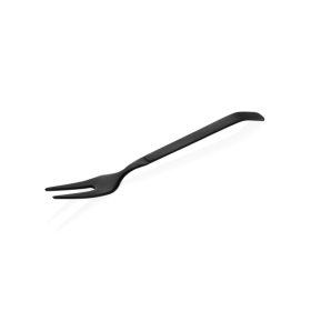 Fourchette de service à viande inox chromé - 18 cm - PVD noir