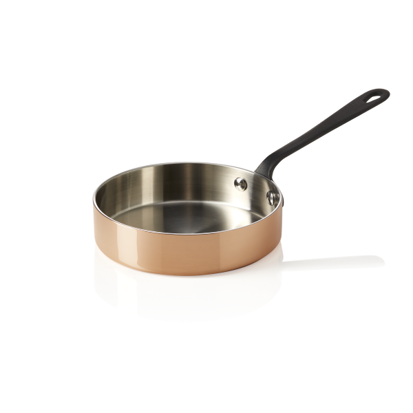 Mini-sautoir de service en cuivre - Ø 12 cm