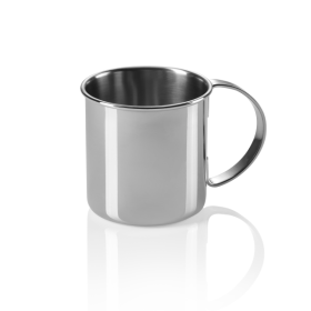 Tasse Moscow Mule inox chromé - 450 ml - PVD acier (lot de 2)