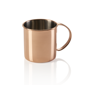 Tasse Moscow Mule inox chromé - 450 ml - PVD cuivré (lot de 2)