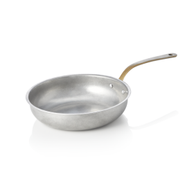 Poêle de service en acier chrome-nickel effet vintage Ø 18 cm