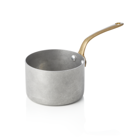 Mini-casserole de service acier chrome-nickel - Ø 9 cm - PVD vintage