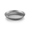 Plateau rond pour buffet en acier chrome-nickel - Ø 25 cm - Vintage