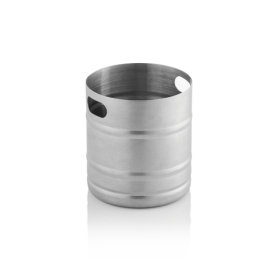 Baril à couverts en acier chrome-nickel - Ø 12 cm