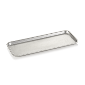 Plateau de service inox 18/8 - 32 x 13 x 1 cm