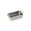 Mini-plaque à rôtir de service inox 18/8 - 18 x 11,5 x 4,5 cm