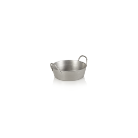 Mini-poêle de service à paella inox 18/8 - Ø 8 cm