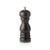 Moulin à sel en bois noir mat vernis - 15 cm
