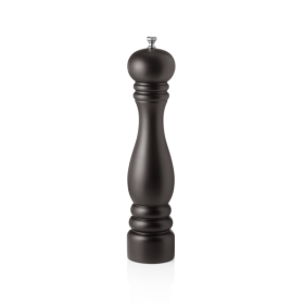 Moulin à sel en bois noir mat - 30 cm