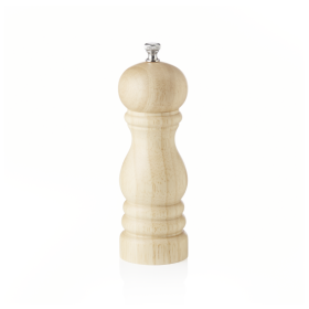 Moulin à sel en bois mat vernis - 15 cm