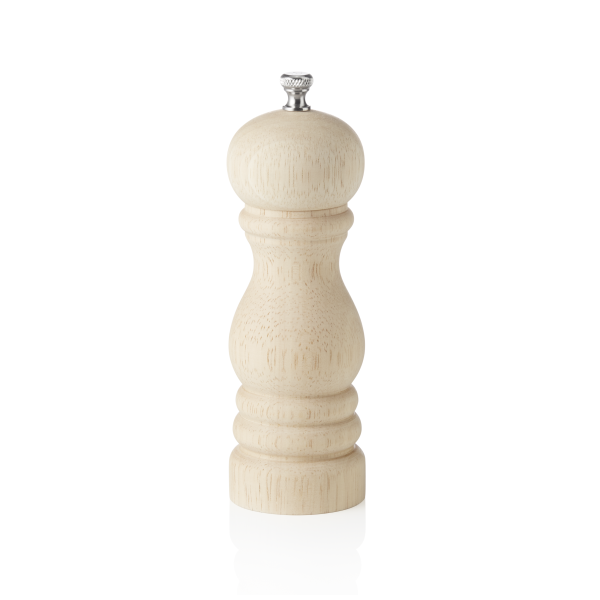 Moulin à sel en bois mat non traité - 15 cm