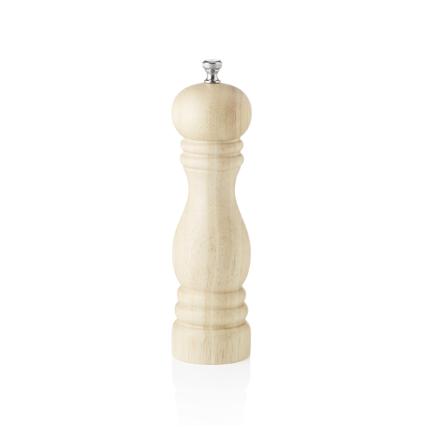 Moulin à poivre en bois mat vernis - 20 cm