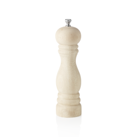 Moulin à poivre en bois mat non traité - 20 cm