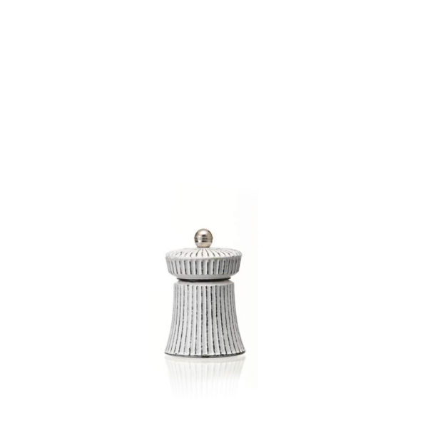Moulin à poivre en fonte argentée - 9,5 cm