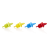 Bec verseur multicolore en plastique (lot de 12)