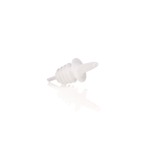 Bec verseur en plastique transparent - 6,5 cm (lot de 12)