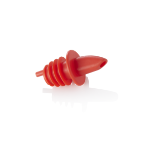 Bec verseur en plastique rouge - 7 cm (lot de 12)