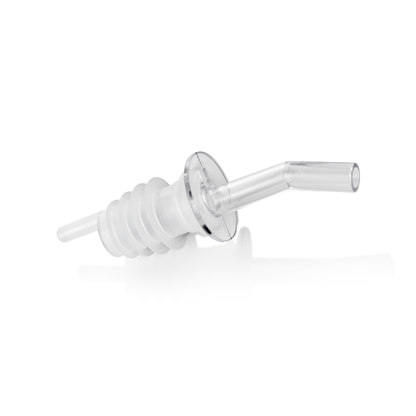 Bec verseur en plastique transparent - 10 cm (lot de 12)