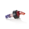 Bec verseur en plastique violet - 9,5 cm - 35 ml (lot de 12)