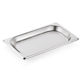 Bac gastro GN 1/4 inox 18/8 – Profondeur 20 mm
