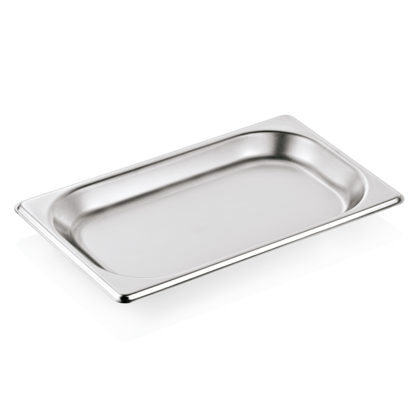 Bac gastro GN 1/4 inox 18/8 – Profondeur 20 mm