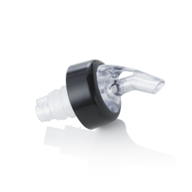 Bec verseur en plastique transparent - 8 cm (lot de 12)