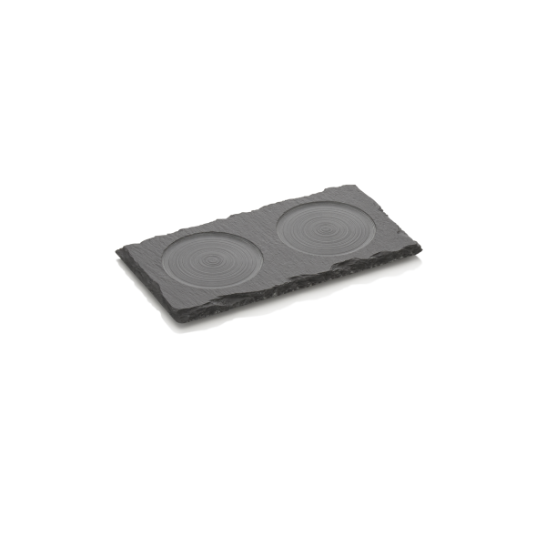 Plaque de service en ardoise pour moulins - 2 emplacements