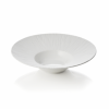 Assiette à pâtes en porcelaine Ø 24 cm - Série Shiro (lot de 3)