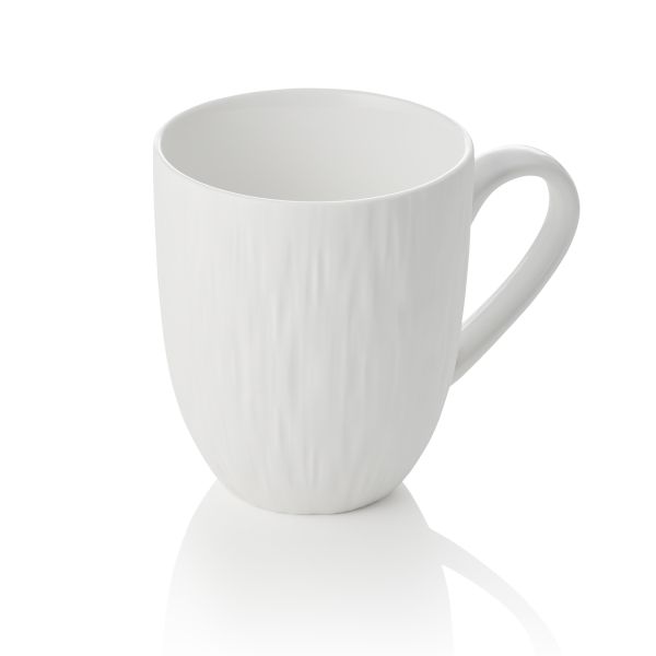 Mug en porcelaine - 330 ml - Série Shiro (lot de 4)