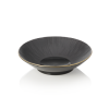 Assiette creuse en porcelaine Ø 22,5 cm - Série Kuro (lot de 3)