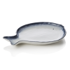 Assiette à poisson en porcelaine - 35 x 26 x 3 cm (lot de 3)