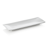 Assiette à sushi en porcelaine - 26,5 x 9 x 2 cm (lot de 6)