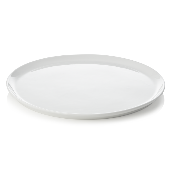 Assiette à pizza en porcelaine Ø 34 cm (lot de 2)