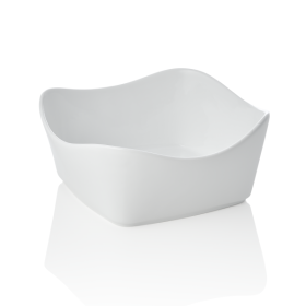 Saladier carré en porcelaine - 20,5 x 20,5 x 8,5 cm