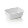 Ravier rectangulaire en porcelaine - 220 ml (lot de 6)
