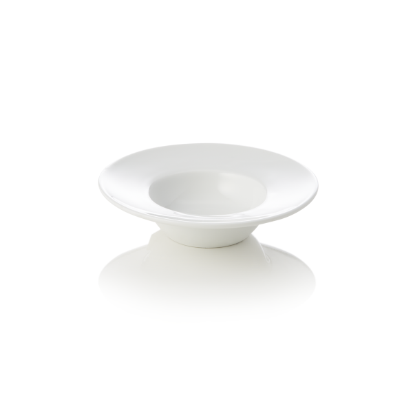 Mini-assiette à pâtes en porcelaine Ø 10 cm (lot de 12)