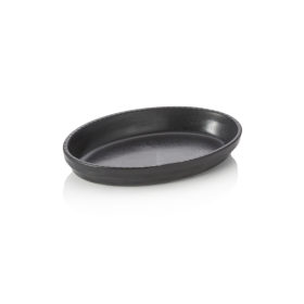 Moule à pâtisserie en porcelaine noire - 28 x 17 x 4,5 cm