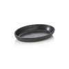 Moule à pâtisserie en porcelaine noire - 28 x 17 x 4,5 cm