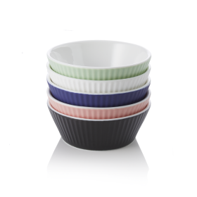Set de 5 ramequins en porcelaine Ø 9 cm - 200 ml